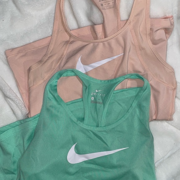 Nike Tops - NIKE women’s racer back tank tops (2)